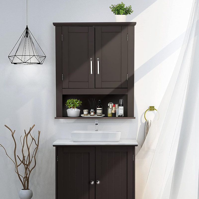 Wildon Home® Denyell Solid High Quality Wall Bathroom Cabinet | Wayfair